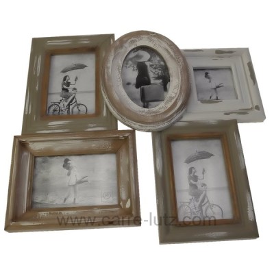 CL84000214  Cadre photo péle méle bois ancien Mascagni 71,90 €