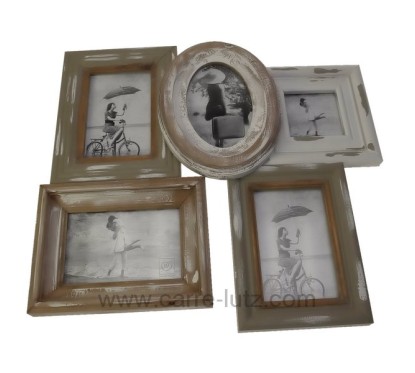 CL84000214 Cadre photo péle méle bois ancien Mascagni 71,90 €