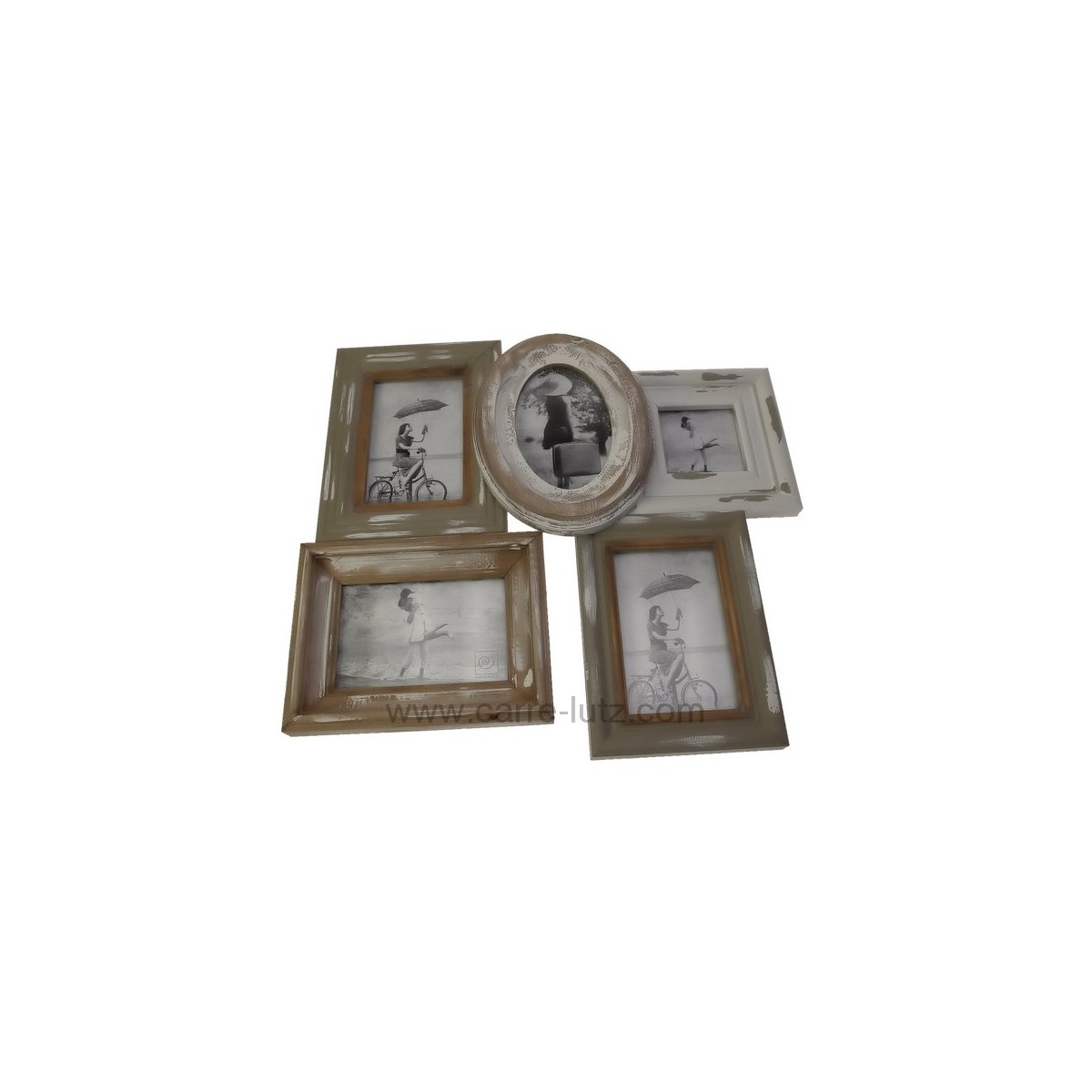 CL84000214  Cadre photo péle méle bois ancien Mascagni 71,90 €
