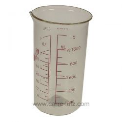 Verre mesureur en verre 1 litre , reference 991IB509
