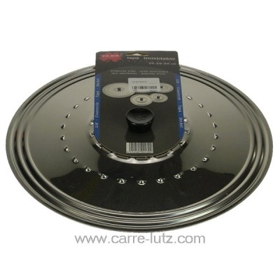 CL50150819  Couvercle inox universel 26 28 30 cm 9,50 €
