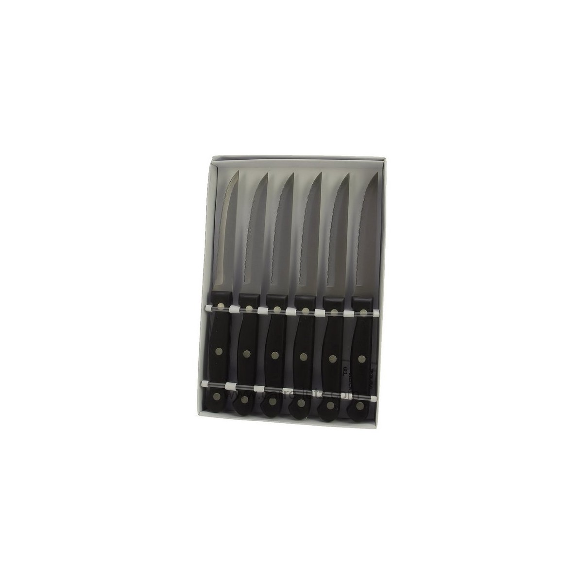 991LC39060  Couteau steak lame dentée classic par 6 Lacor 39060 18,60 €