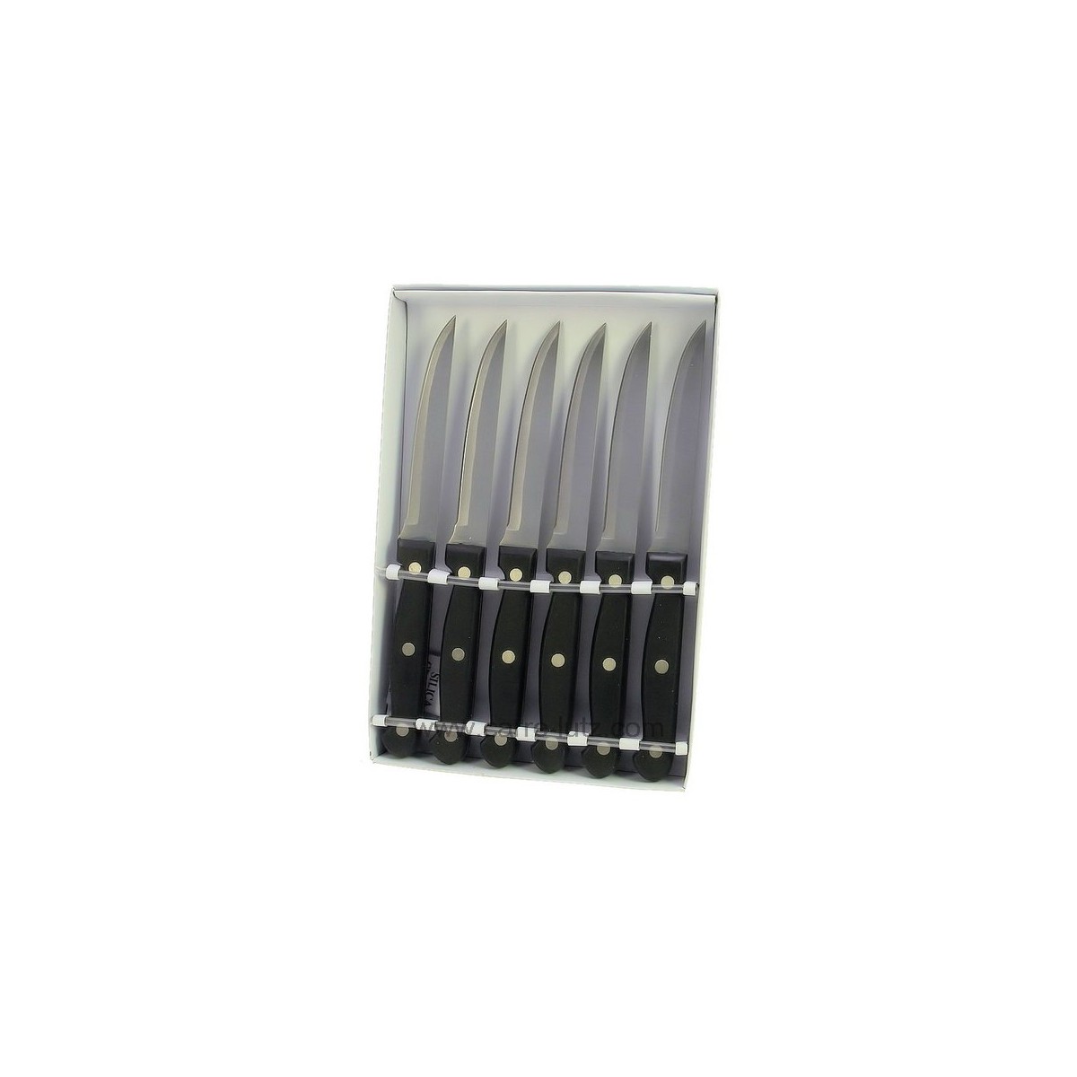991LC39061  Couteau steak lame lisse classic par 6 Lacor 39061 18,00 €