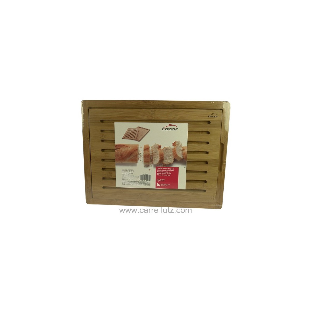 991LC60487  Planche à découper le pain en bambou Lacor 60487 26,10 €