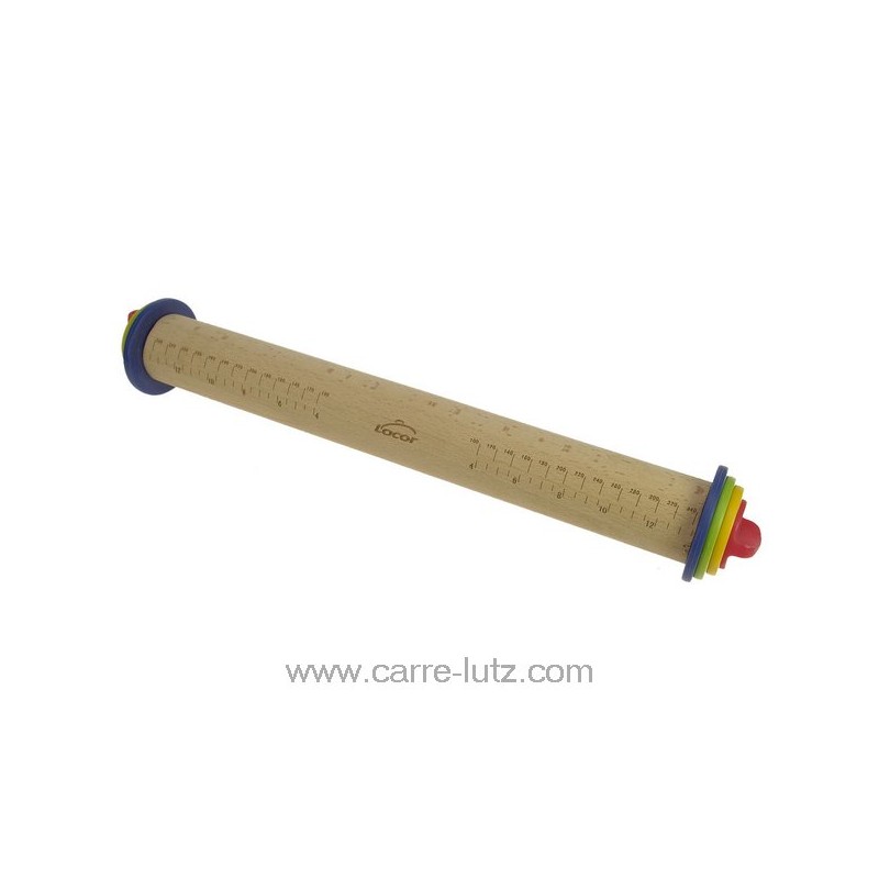 991LC67142  Rouleau à patisserie en hêtre avec anneaux d'épaisseur Lacor 67142 17,10 €