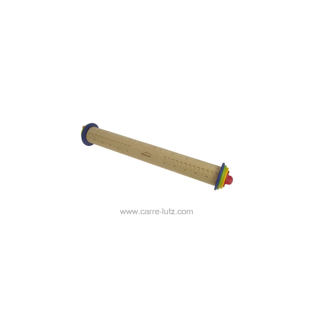 991LC67142  Rouleau à patisserie en hêtre avec anneaux d'épaisseur Lacor 67142 17,10 €