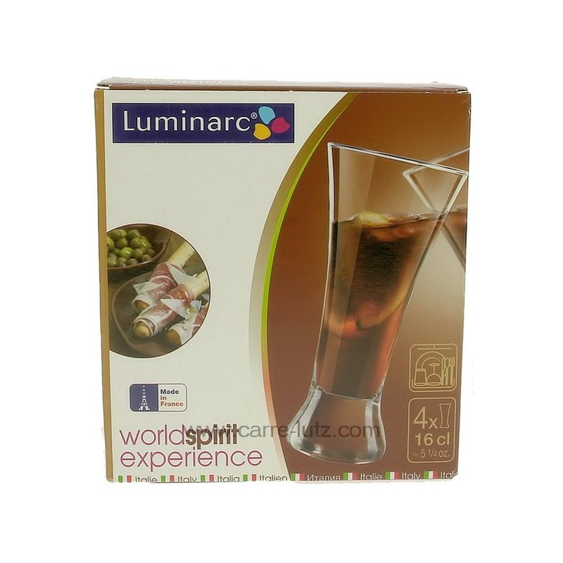 CL20014002  4 verres à pastis 16 cl Martigues luminarc 7,30 €
