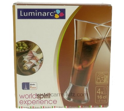 CL20014002  4 verres à pastis 16 cl Martigues luminarc 7,30 €