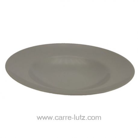 Assiette à risotto ou couscous en porcelaine blanche , reference CL21030025