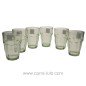 Gobelets par 6 Rock bar vert Bormioli Rocco Gobelets par 6 Rock bar vert Bormioli Rocco