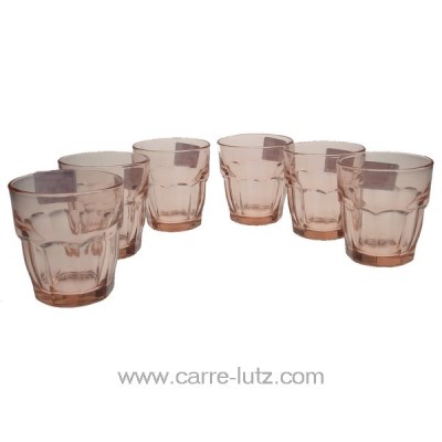 CL20011118  Gobelets par 6 Rock bar lounge rouge Bormioli Rocco 14,40 €