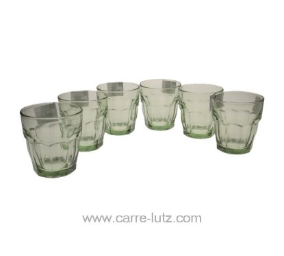 CL20011119  Gobelets par 6 Rock bar lounge vert Bormioli Rocco 14,40 €