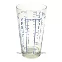 Verre doseur 1/2 LT en verre gradué