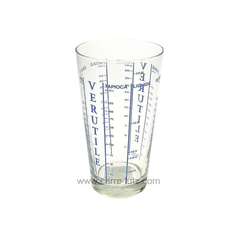 991LB502  Verre doseur 1/2 LT en verre gradué 4,60 €