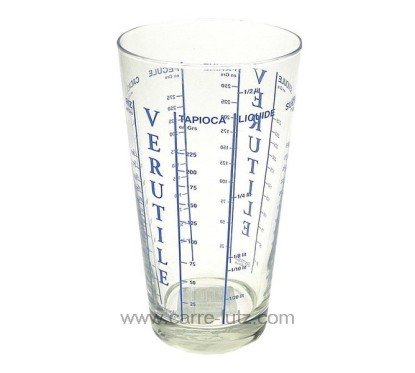 991LB502  Verre doseur 1/2 LT en verre gradué 4,60 €