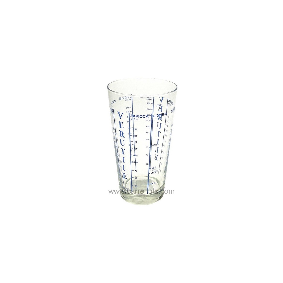 991LB502 Verre doseur 1/2 LT en verre gradué 4,60 € 991LB502 Verre doseur 1/2 LT en verre gradué 4,60 €