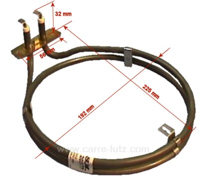 203177  Résistance circulaire 2500W de four Balay 14,90 €