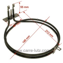 C00138834 - Résistance circulaire 1600W de four à chaleur tournante Ariston Indesit Scholtes﻿