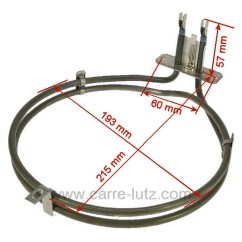 C00084399 - Résistance circulaire 2000W de four Ariston Indesit 