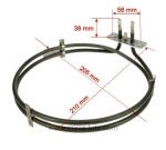 203210  Résistance circulaire 2450W Electrolux Zanussi 1250214126005 15,30 €