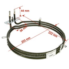 Résistance circulaire 3000W diamètre 200 mm de four àchaleur tournante Gaggenau