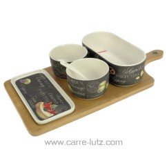 CL13000068  Set 4 coupelles apéritif en porcelaine décorée World of Party 57,60 €