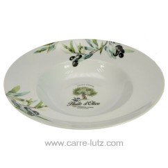 CL21030030  Coffret plat à pates douce provence en porcelaine blanche décor huile d'olive 31,20 €