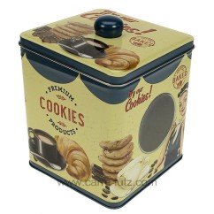 CL29000099  Boite en métal décoré écriture en relief try our cookies 10,60 €