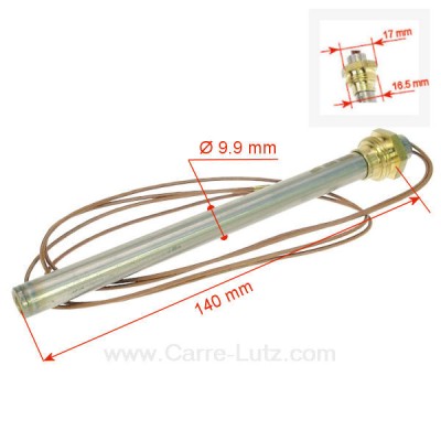 703916 Résistance 250W 9,9 mm longueur 140 mm de poêle à pellet 28,50 €