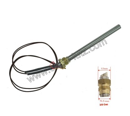 703916  Résistance 250W 9,9 mm longueur 140 mm de poêle à pellet 27,40 €