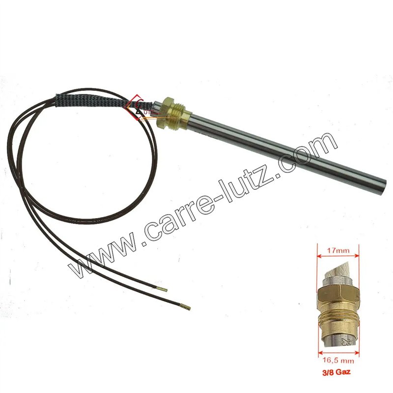 703930  Résistance 250W 9,9 mm longueur 136 mm de poêle à pellet 25,65 €