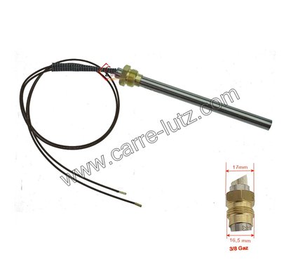 703930  Résistance 250W 9,9 mm longueur 136 mm de poêle à pellet 25,65 €