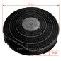 Filtre charbon actif TYPE 34 DKF34 FAC349 de hotte aspirante A Martin Ariston Bauknecht Rosières Scholtes Whirlpool Filtre charbon actif TYPE 34 DKF34 FAC349 de hotte aspirante A Martin Ariston Bauknecht Rosières Scholtes Whirlpool