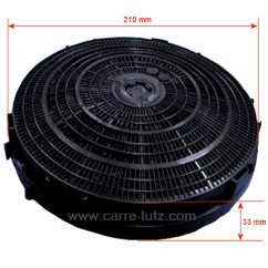 701080  50253542000 - Filtre charbon actif de hotte aspirante A Martin Electrolux﻿  8,10 €