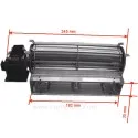 Ventilateur tangentiel 184 mm moteur à gauche 1 vitesse