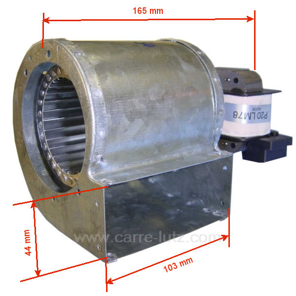 Ventilateur pour poêle et insert COPREL TFR 120/25W-1RFN
