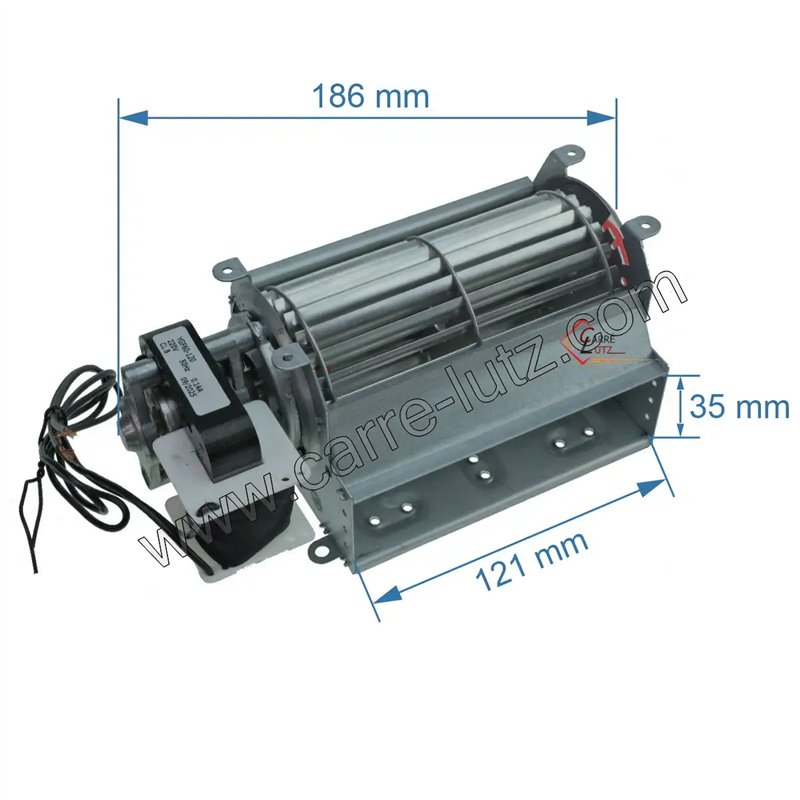 231038  Ventilateur tangentiel 120 mm moteur à gauche 1 vitesse 28,70 €