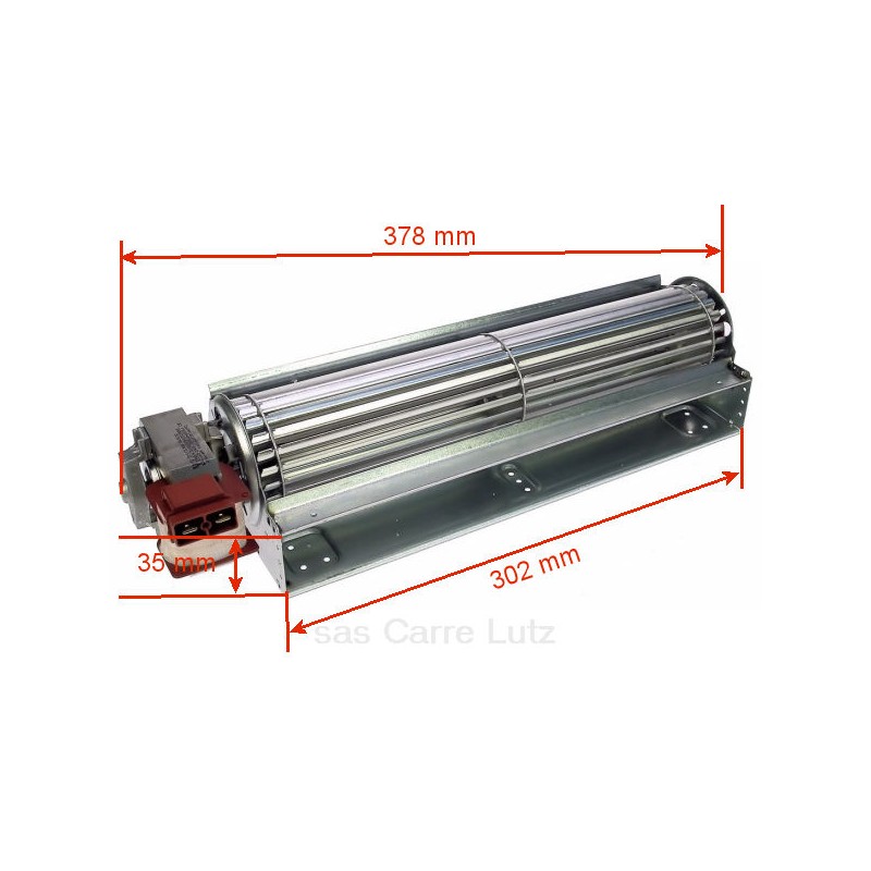 231042  Ventilateur tangentiel 300 mm moteur à gauche 1 vitesse 48,80 €