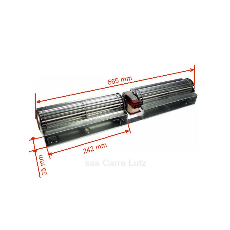 231046  Ventilateur tangentiel moteur central 2x 240 mm 61,10 €