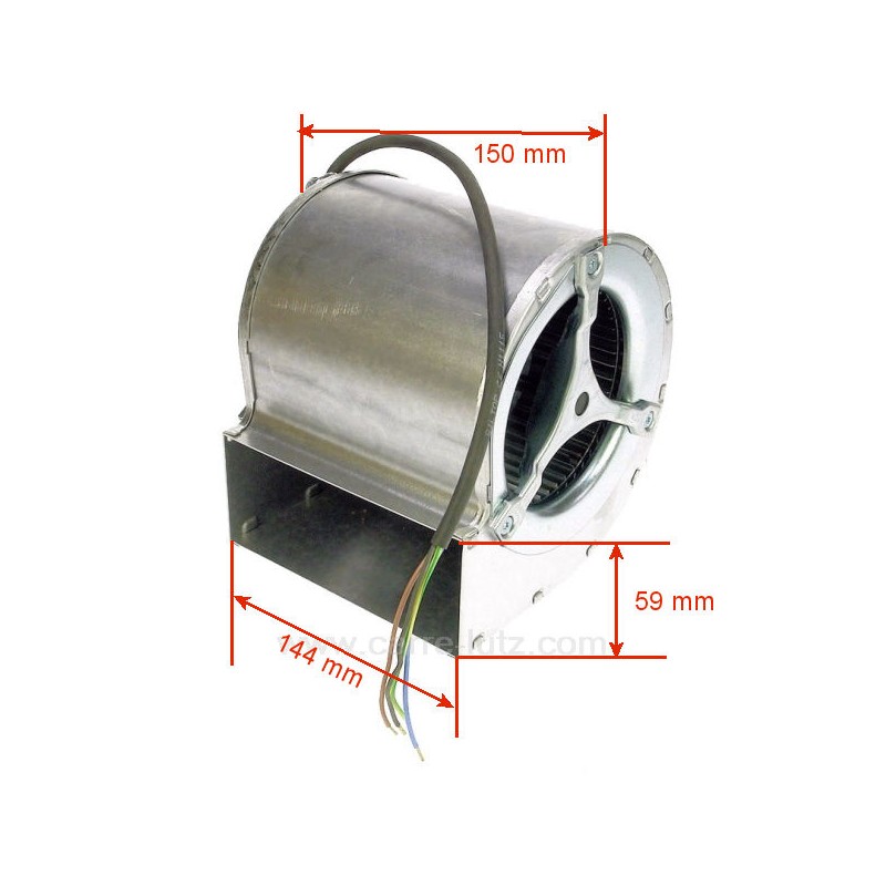 Ventilateur tangentiel D0026581 EBM D2E120 de poêle à pellets Ventilateur tangentiel D0026581 EBM D2E120 de poêle à pellets