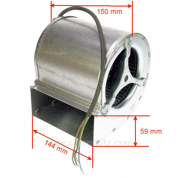 Ventilateur radial pour poêle à granulés CMG référence 1040201201