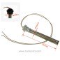 Résistance 400W 16 mm longueur 140 mm de poêle à pellet Résistance 400W 16 mm longueur 140 mm de poêle à pellet