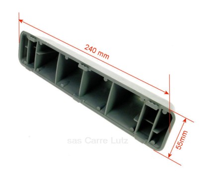 480111104175 - Aube de tambour 240 mm de lave linge Laden Whirlpool 481241848987