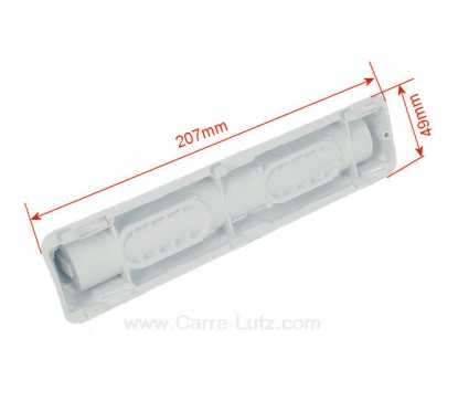 C00195218 - Aube de tambour 218 mm TL 1400 de lave linge Ariston Indesit Scholtes 