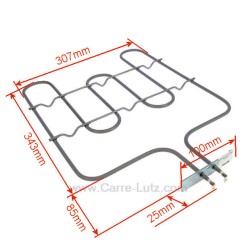 703179  44003315 - Résistance de sole 1530W de four Rosières  41,80 €