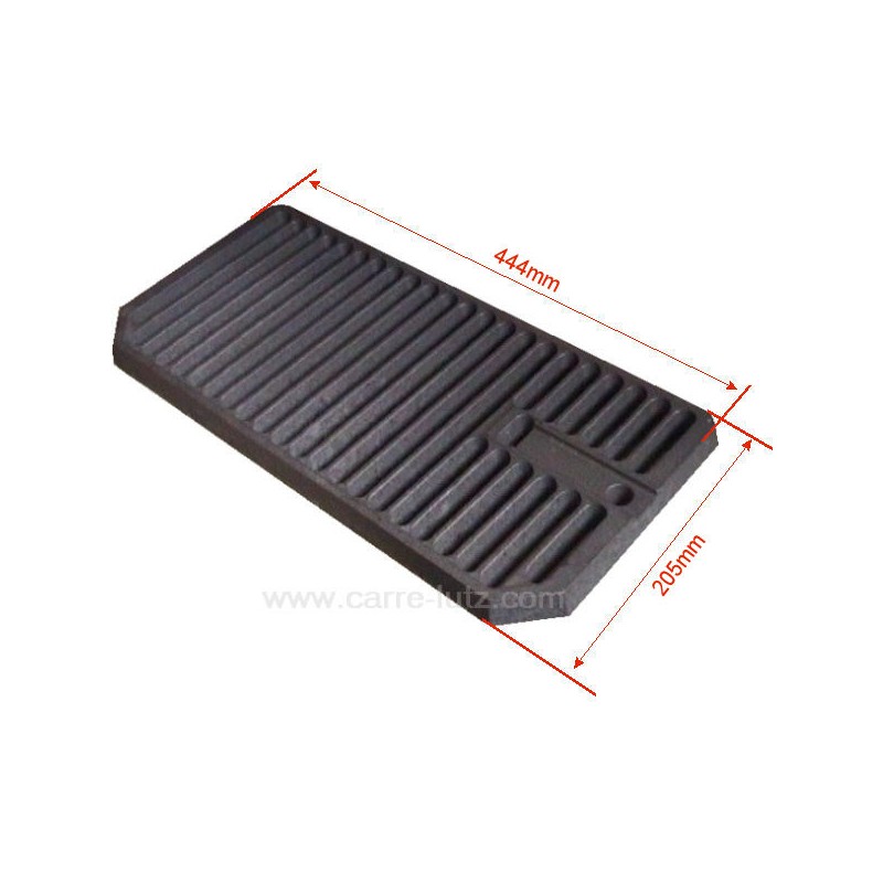 10218375500 - Grille charbon pour convecteur Godin Grand Ariègeois 3753, 3755, 