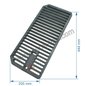 10218375500 - Grille charbon pour convecteur Godin Grand Ariègeois 3753, 3755, 