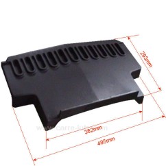 704717  10322375500 - Devant de réservoir combustible pour convecteur Godin Grand régence 3755 166,20 €
