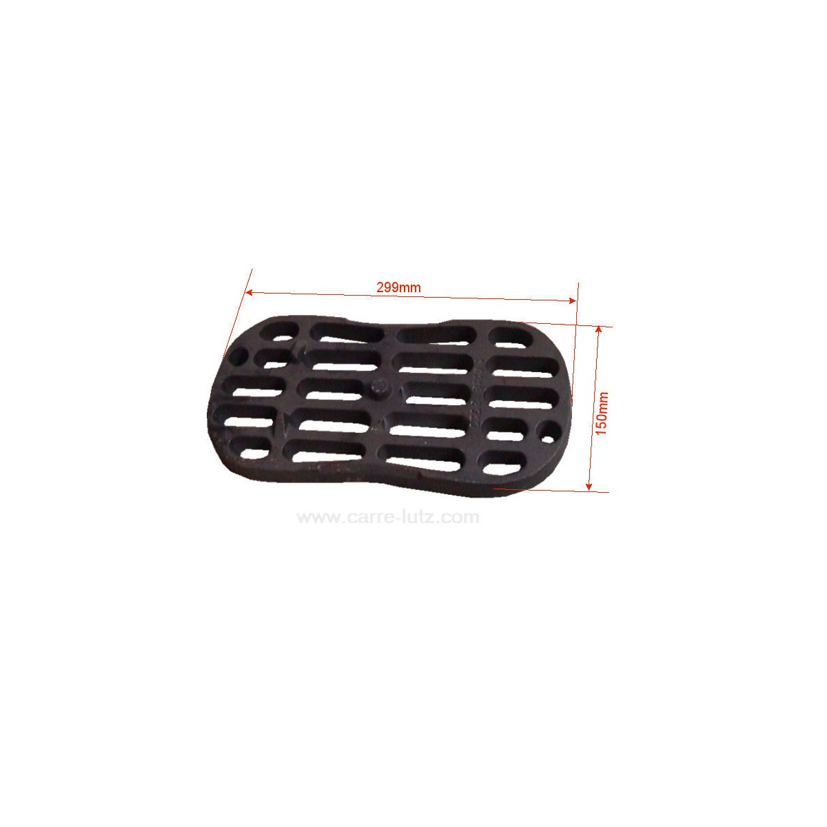 704727  10218372705 - Grille charbon pour convecteur Godin 3726, 3727, Petit Godin 121,20 €