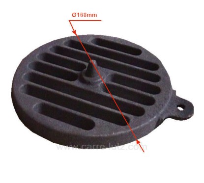 10218373600 - Grille charbon pour convecteur Godin 3720 Petit Godin, 3736 Belle Epoque